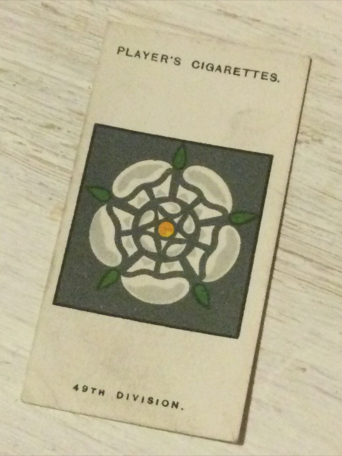 Players Cigarette Card - Army Corps & Divisional Signs 1914-1918 - No. 20 - 49th West Riding Division