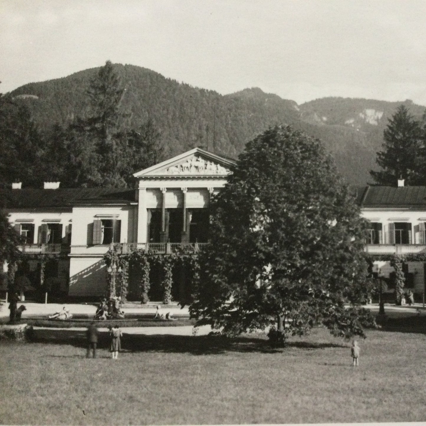 Vintage 1930s postcard Kaiservilla Bad Ischl AUSTRIA Sept 1934 b&w photo Imperial Villa Franz Josef I