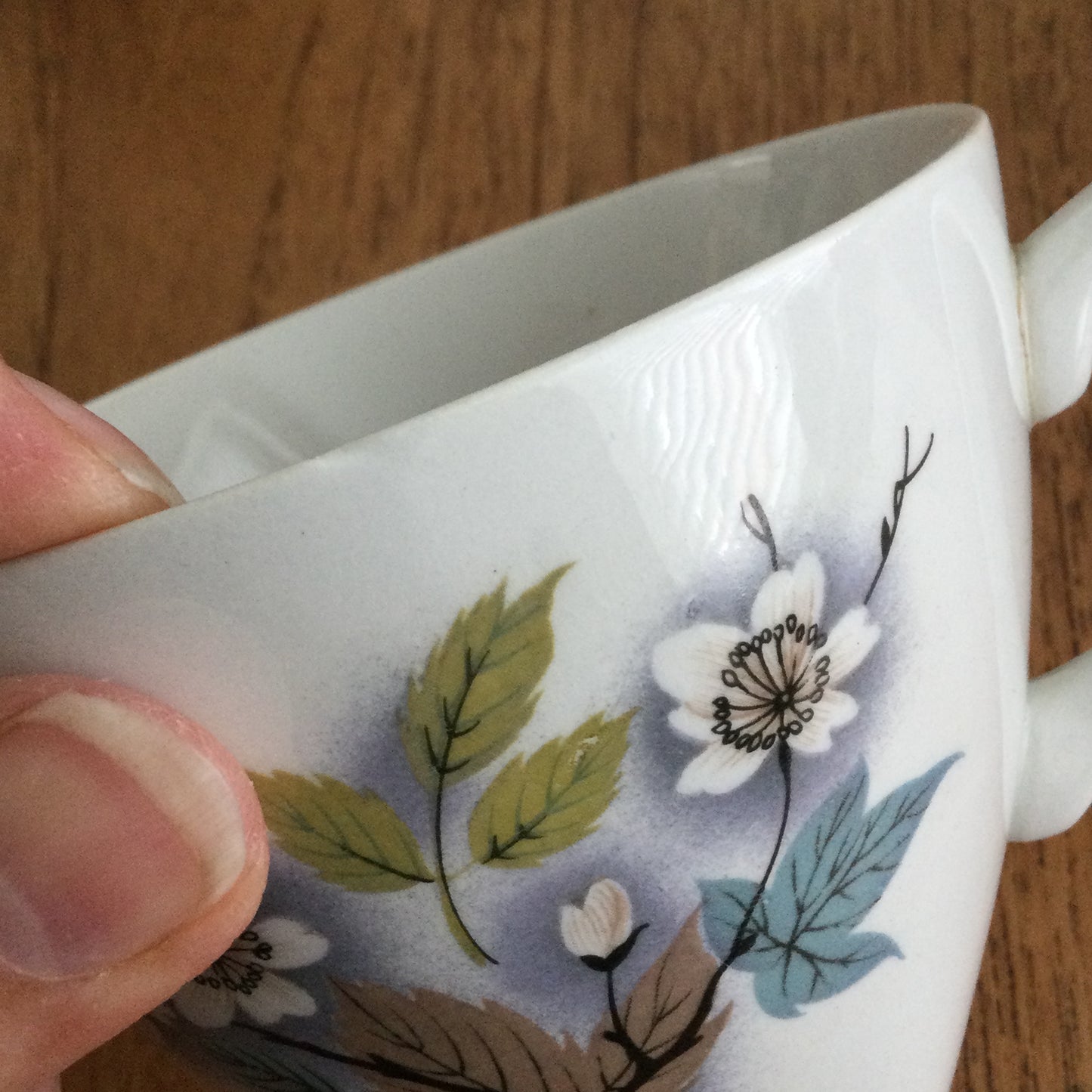 Midwinter Orchard Blossom Fashion Shape Stylecraft set of 6 Tea Cups and Saucers 1960s retro