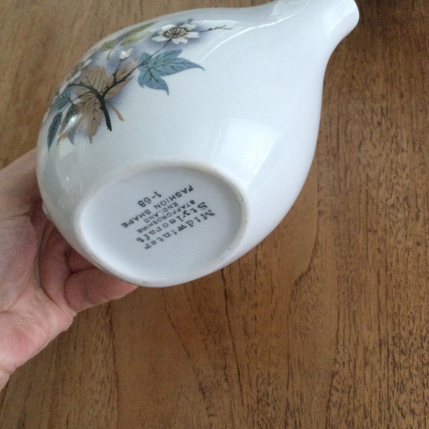 Midwinter Orchard Blossom Fashion Shape Stylecraft Milk Jug / Creamer and Sugar Bowl. Wintery colours