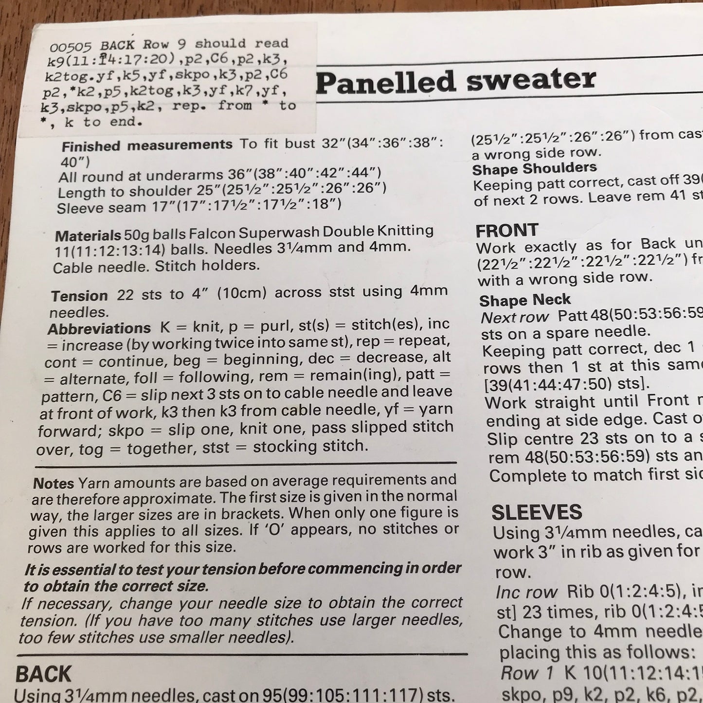 Vintage Knitting Patterns from the 80s and 90s. Sold individually take your pick