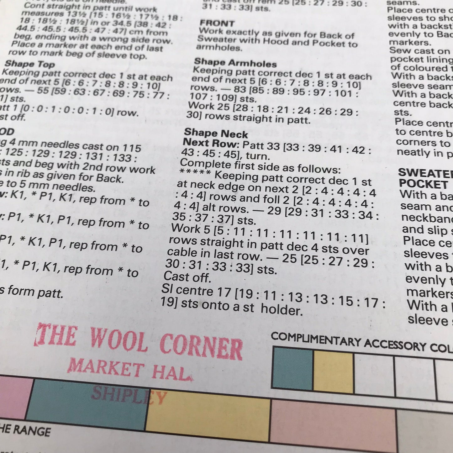 Vintage Knitting Patterns from the 80s and 90s. Sold individually take your pick