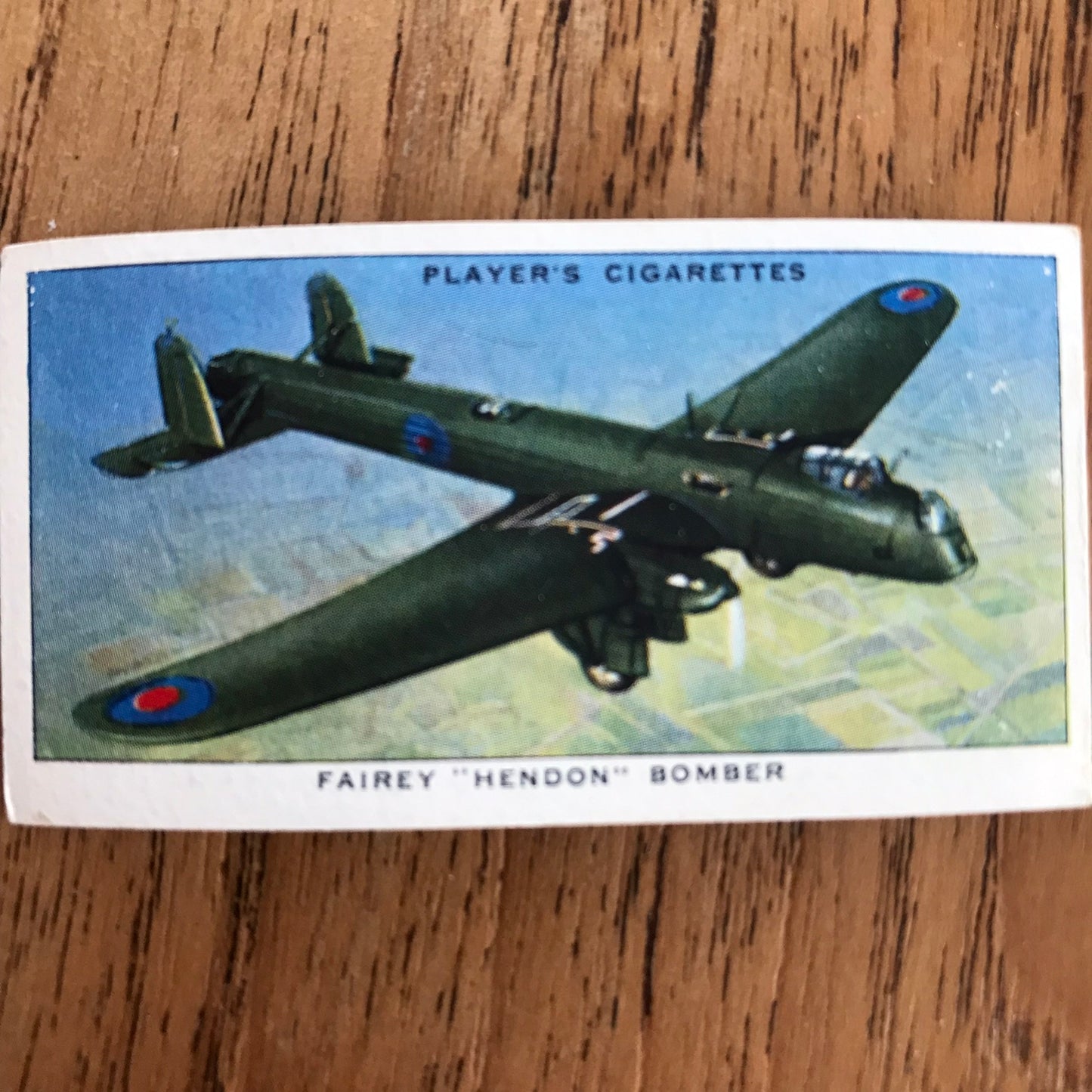 Aircraft Of The Royal Air Force. Player's cigarette cards. 1938. Sold individually. Take your pick!