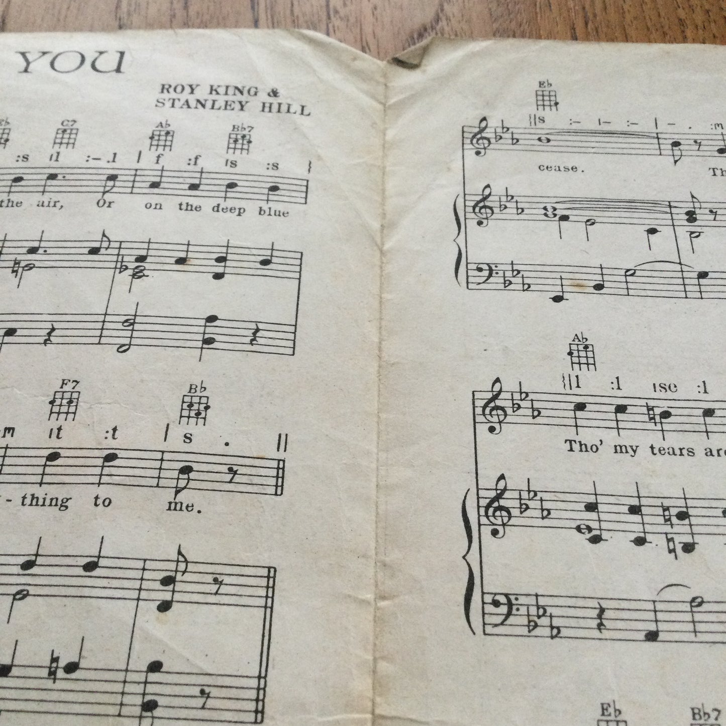 Vintage Sheet Music 'I'll Pray For You' 1930s 1939 WWII Song Harry Evans Roy King Stanley Hill