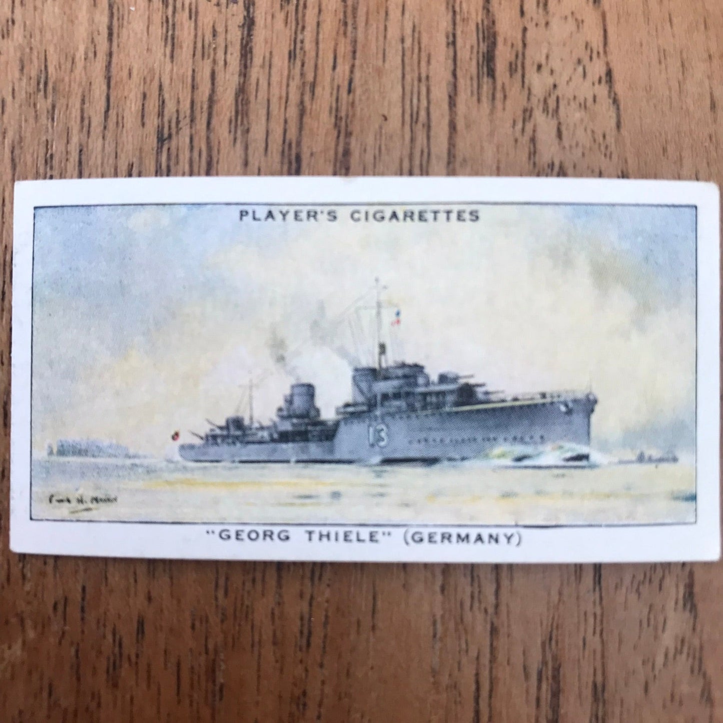 Modern Naval Craft. Players Cigarette Cards. 1939. Sold individually - take your pick. 1930s navy memorabilia.