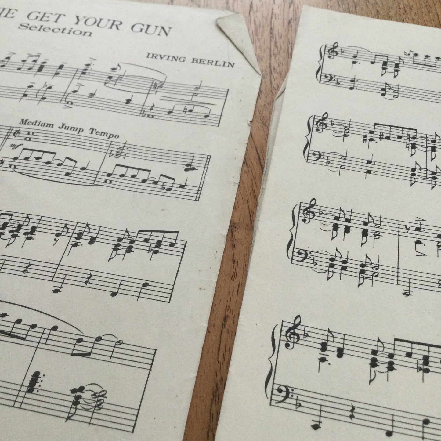 Vintage Sheet Music Piano Selection 'Annie Get Your Gun' Rodgers and Hammerstein Irving Berlin Movie Memorabilia
