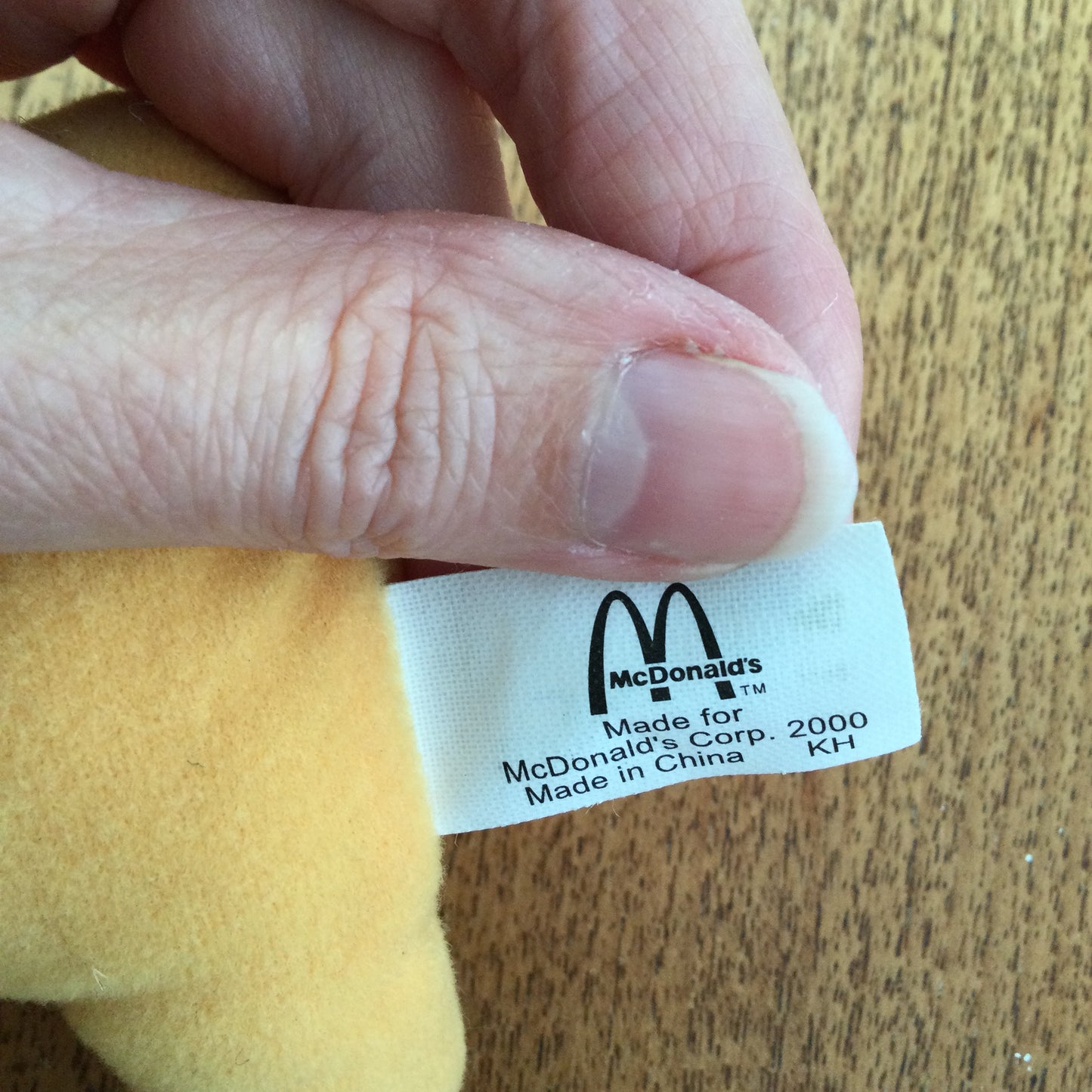 Vintage McDonalds Happy Meal Toy Winnie The Pooh (With Tiger Stripe Hoodie) From The Tigger Movie 2000