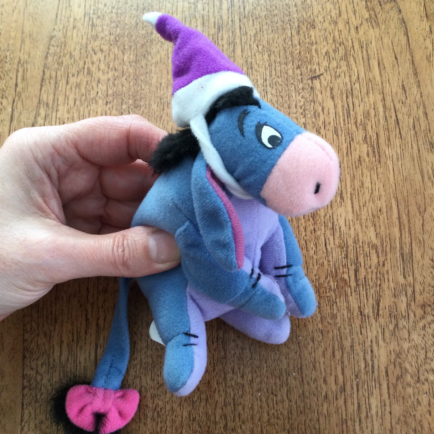 Vintage McDonalds Happy Meal Toy Eeyore (With Party Hat) From The Tigger Movie 2000. Eeyore plushie.