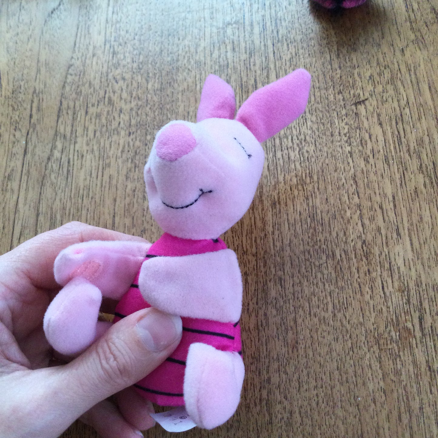 Vintage McDonalds Happy Meal Toy Piglet From The Tigger Movie 2000. Piglet cuddly toy plushie.