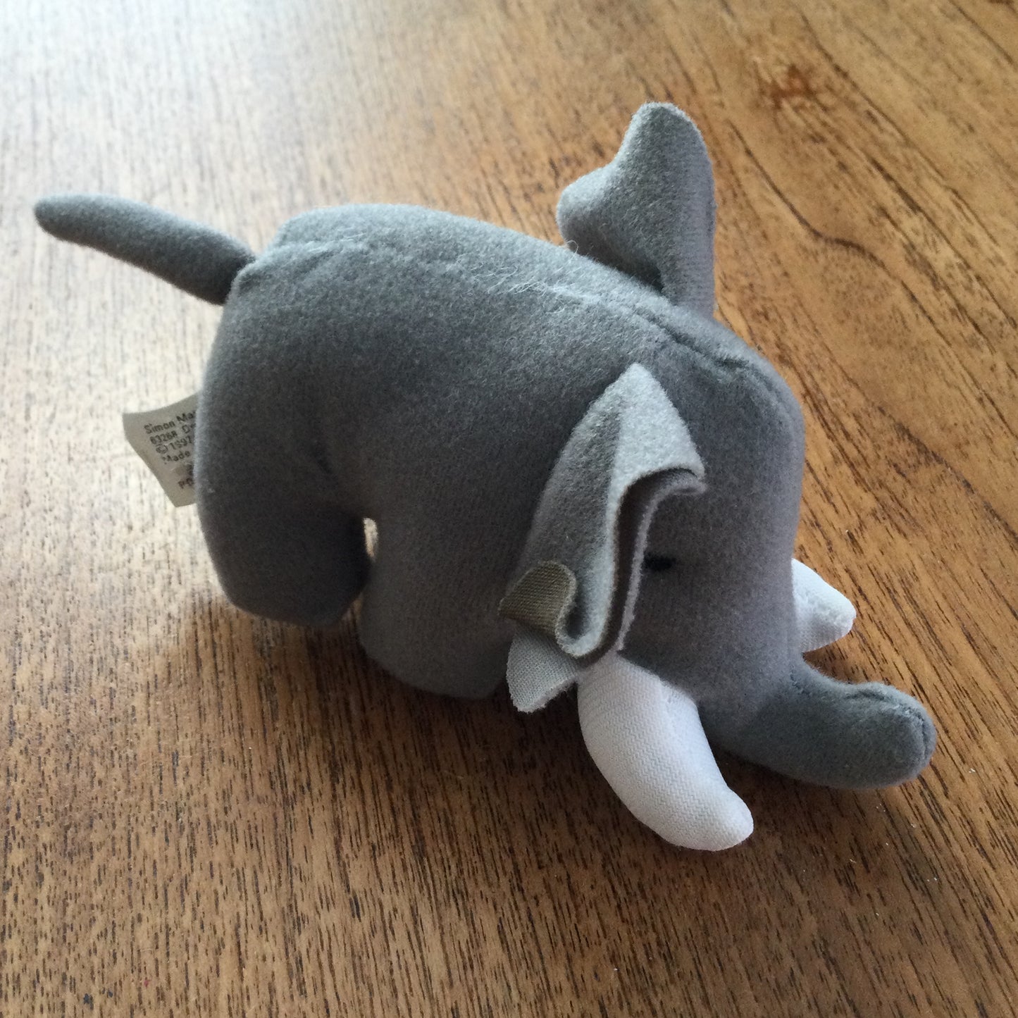 McDonalds Happy Meal Toy 1997 Endangered Animals Asian Elephant Plushy Vintage Soft Toy 90s Childhood Memorabilia.