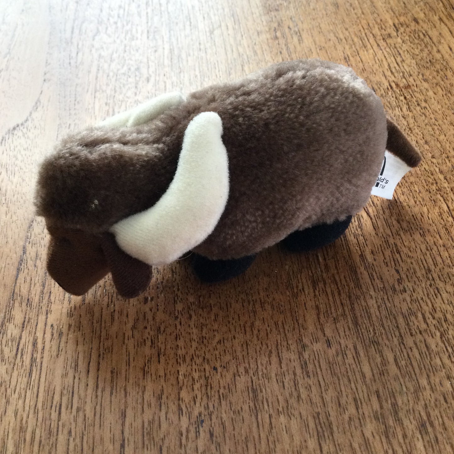 McDonalds Happy Meal Toy 1997 Endangered Animal Pals Yak Plushy Vintage Soft Toy 90s Childhood Memorabilia.