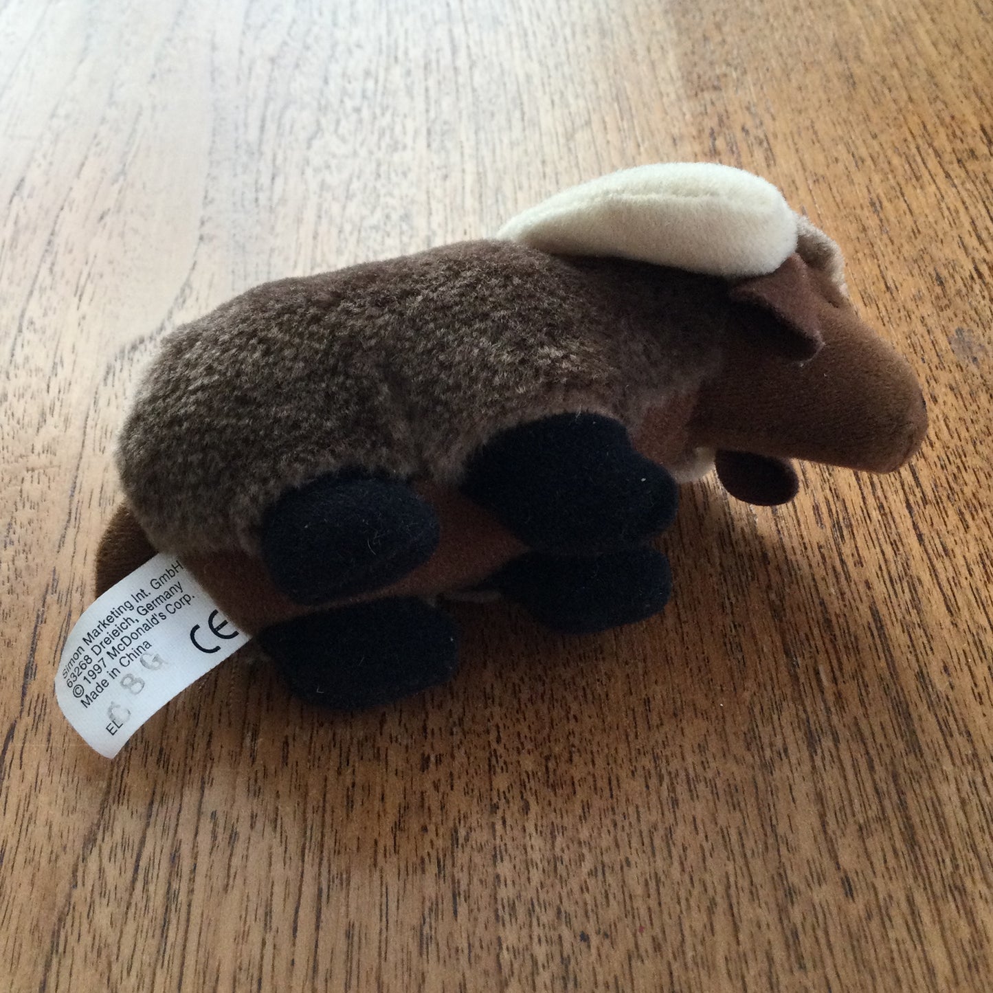 McDonalds Happy Meal Toy 1997 Endangered Animal Pals Yak Plushy Vintage Soft Toy 90s Childhood Memorabilia.