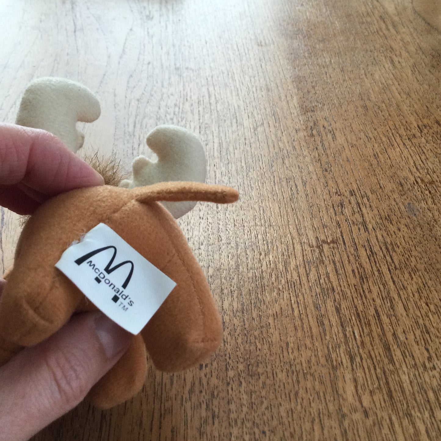 McDonalds Happy Meal Toy 1997 Endangered Animals Moose Plushy Vintage Soft Toy 90s Childhood Memorabilia.