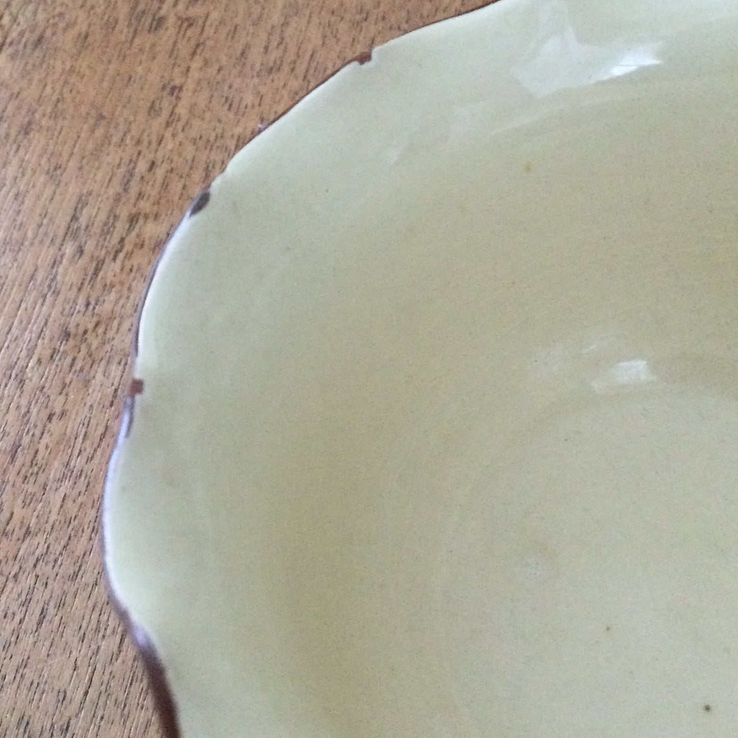 Vintage Longpark Torquay Devon Motto Ware Pedestal Cream Bowl ''Fresh From The Dairy'' Art Nouveau design