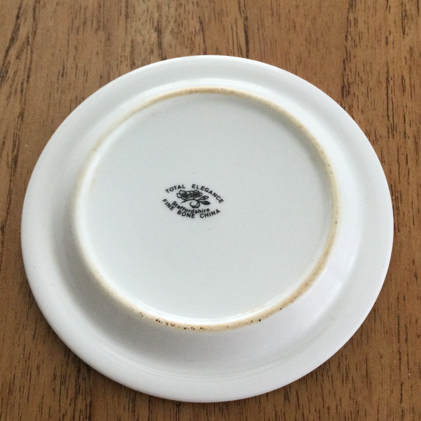 Pretty Pansy Design Total Elegance China Coaster. Staffordshire Fine Bone China. Bright Florals.