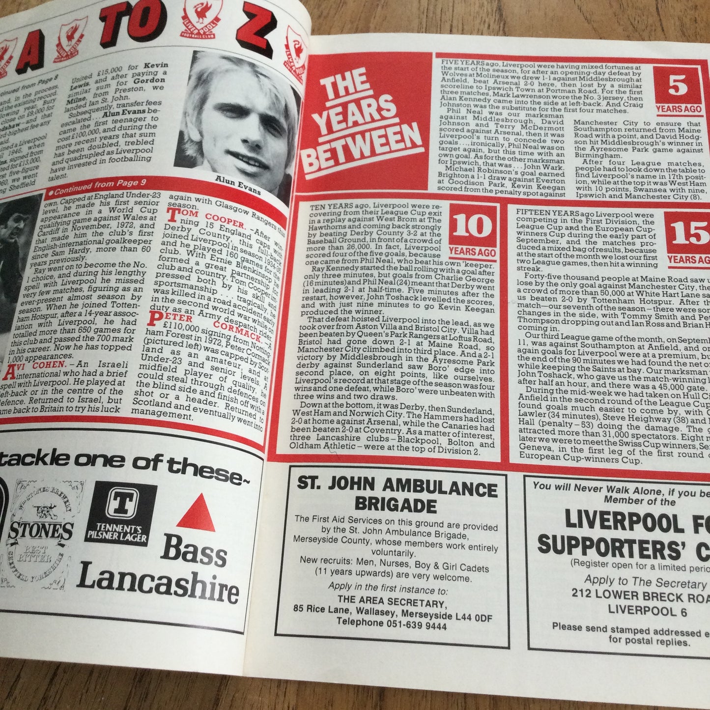 1986/87 Division 1 Liverpool v Charlton Athletic 13/09/86 Football Programme The Anfield Review.