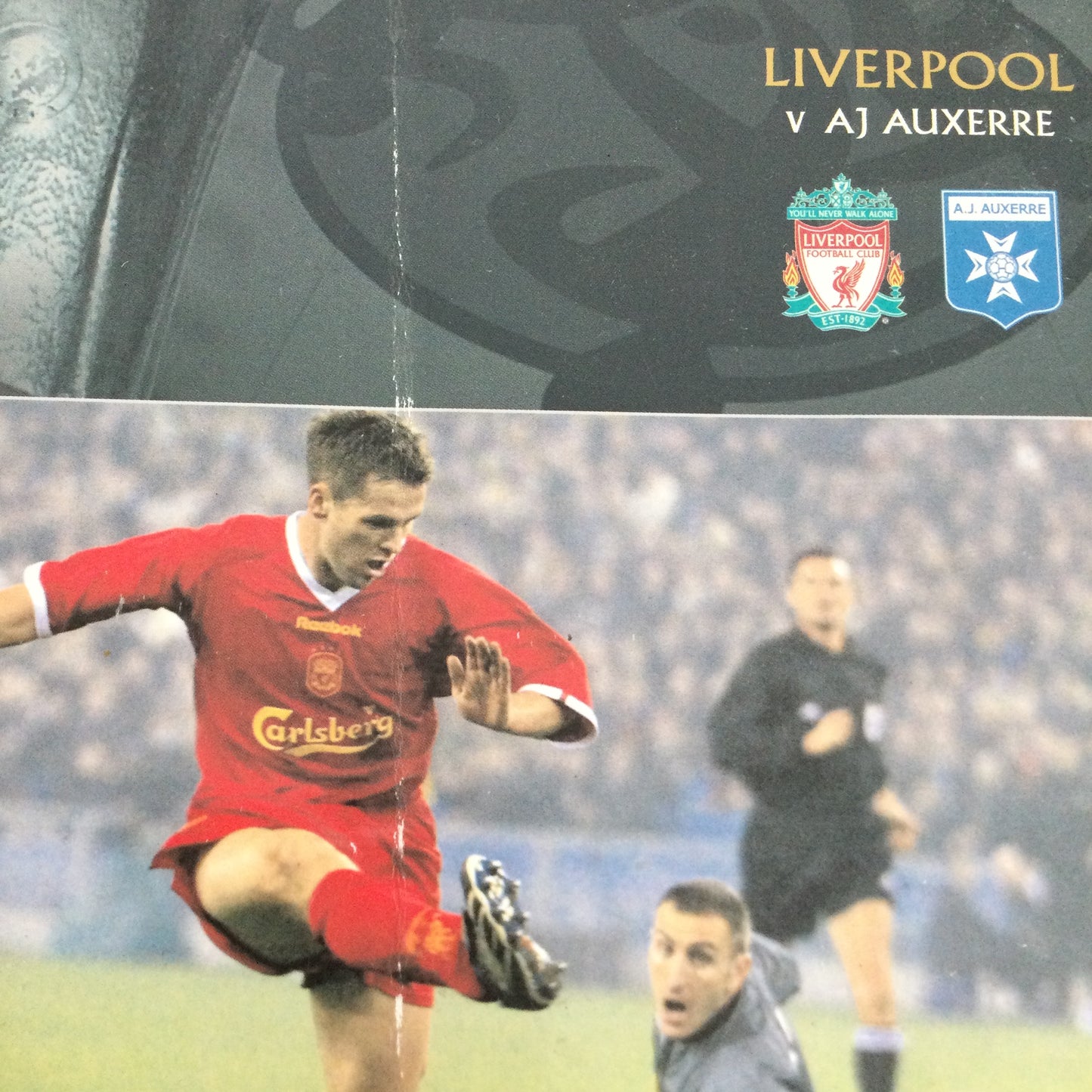 2002/2003 UEFA Cup LIVERPOOL v AJ Auxerre 27/02/03 Programme - This Is Anfield.