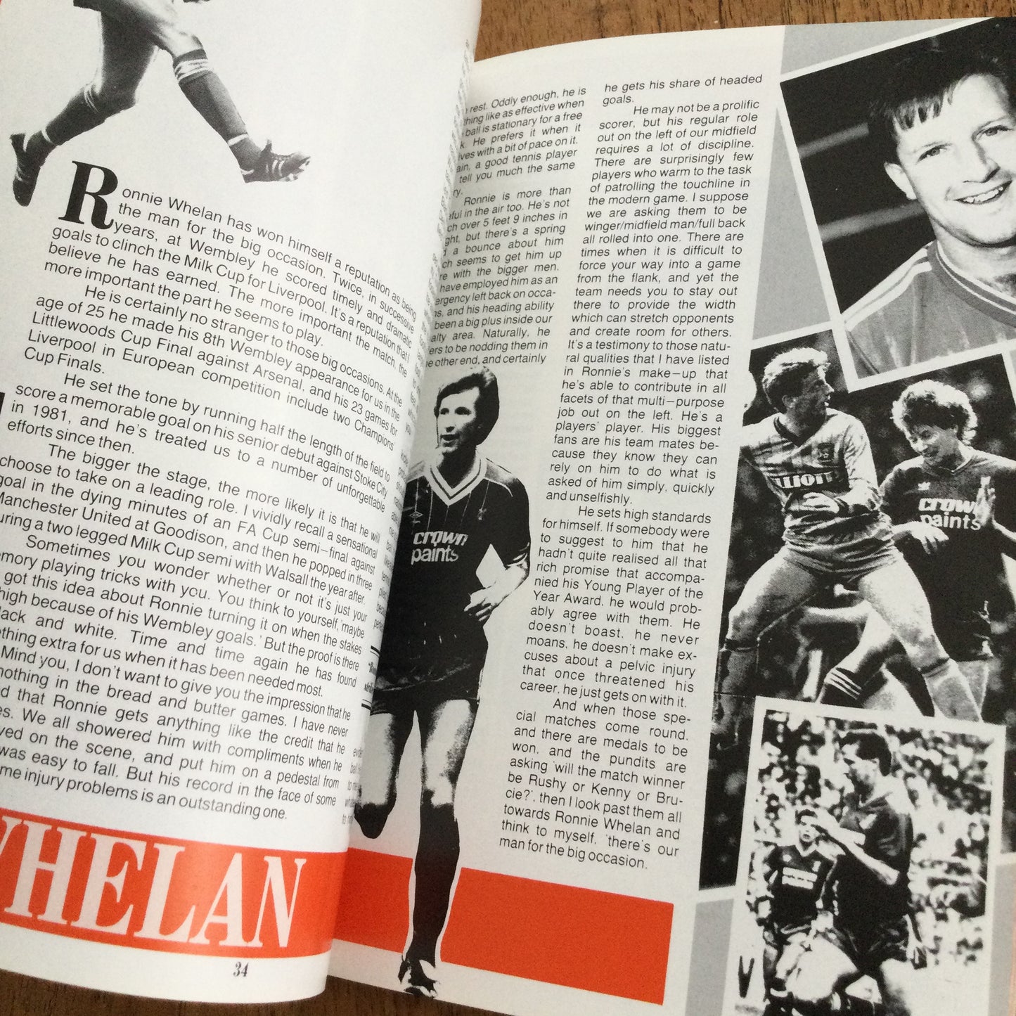 1986/87 Bob Paisley's Personal view of the Liverpool First Team Squad of 1986-87 as told to Clive Tyldesley