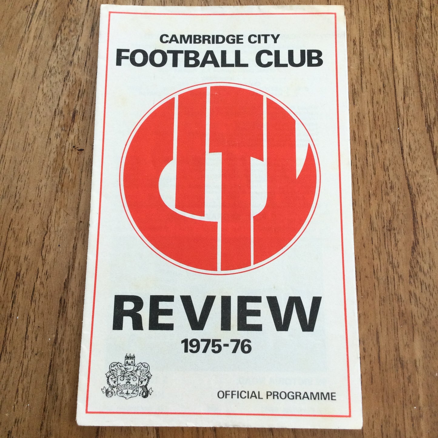 Cambridge City v Hillingdon Borough Southern League Premier Division 13/03/76 1975/76 Programme.