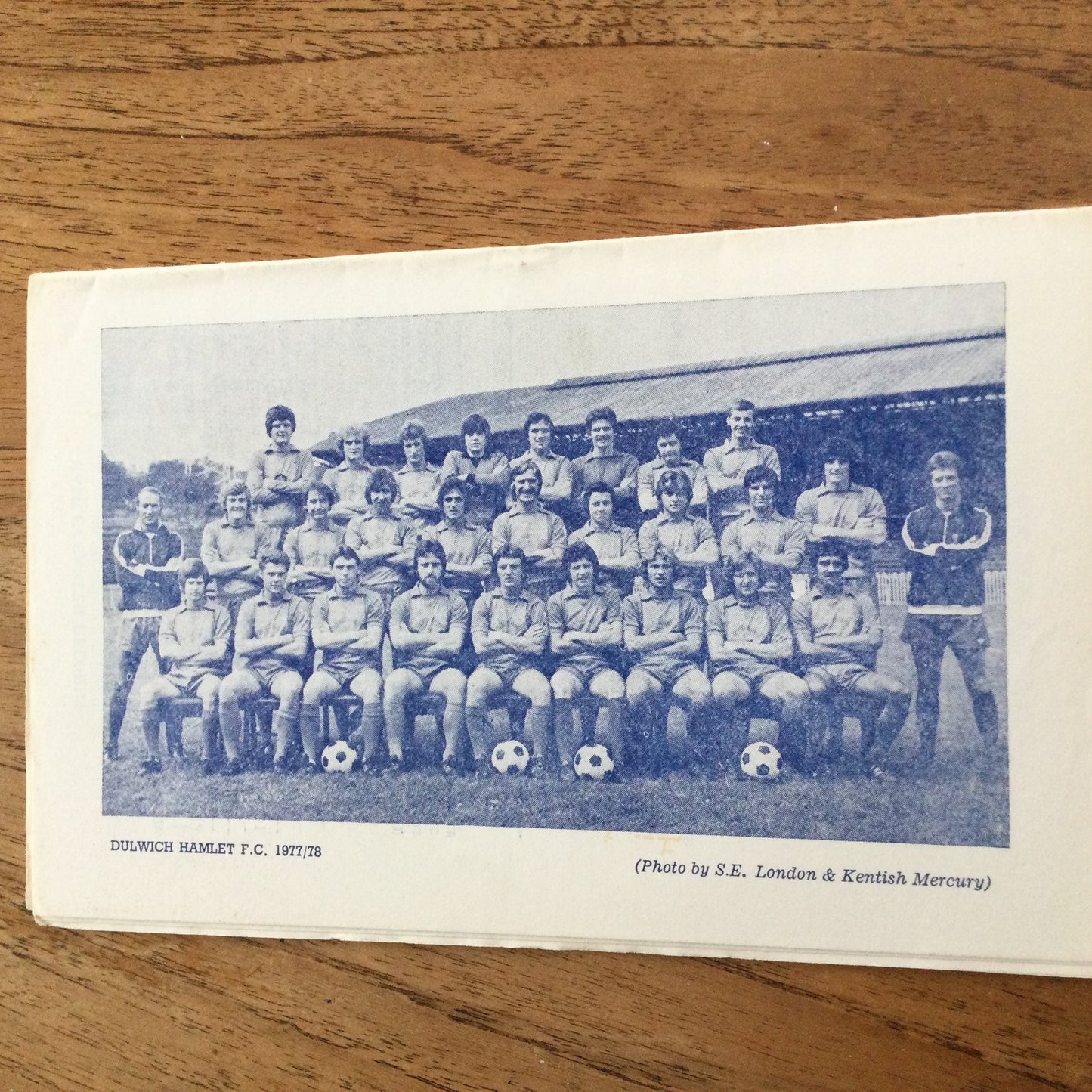 Dulwich Hamlet v Sutton Utd. Surrey Senior Cup - 1st Round. 31/12/77 1977/78 Programme.