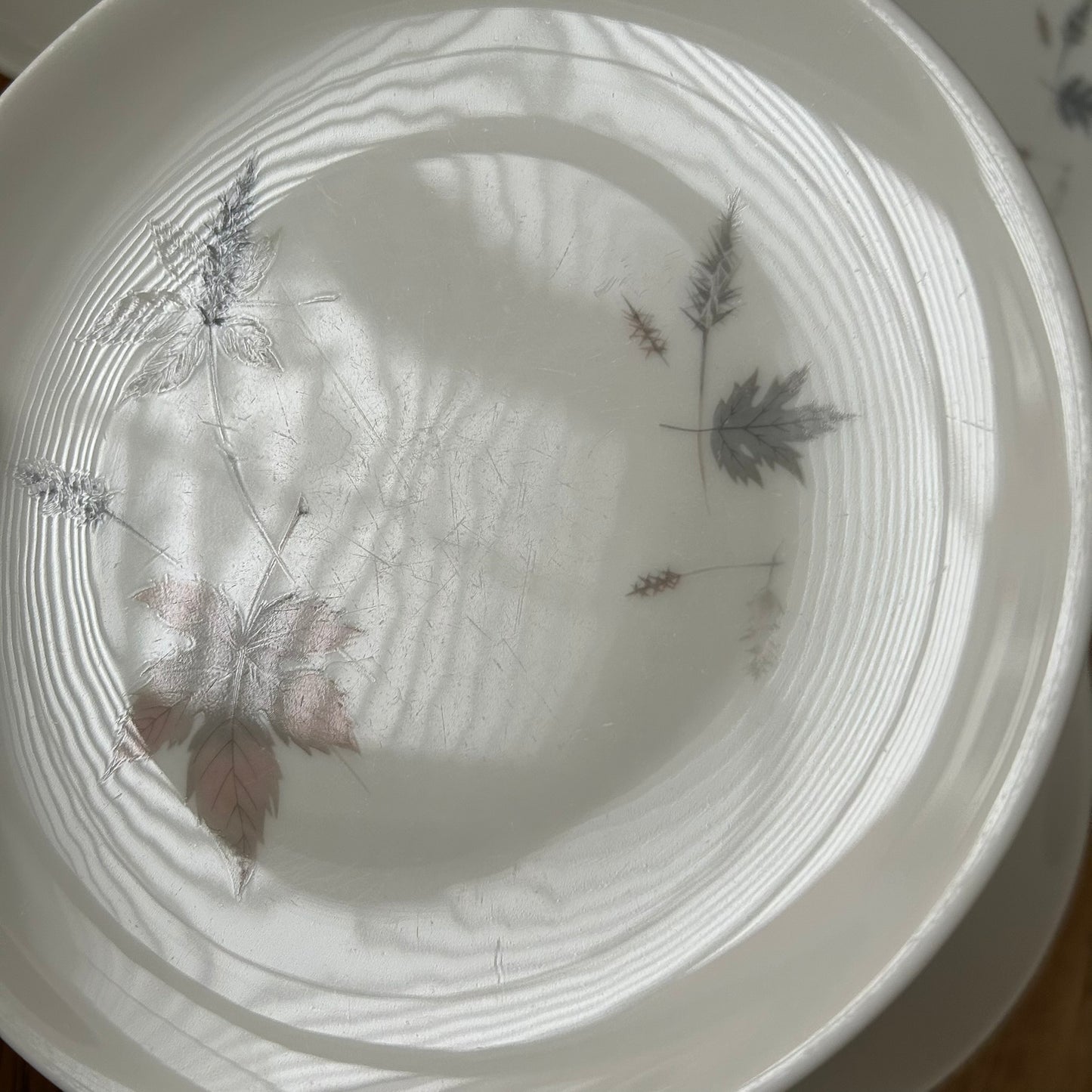 Royal Doulton Tumbling Leaves - 16cm Side Plates Set Of 4 - Autumnal - 60s 70s.