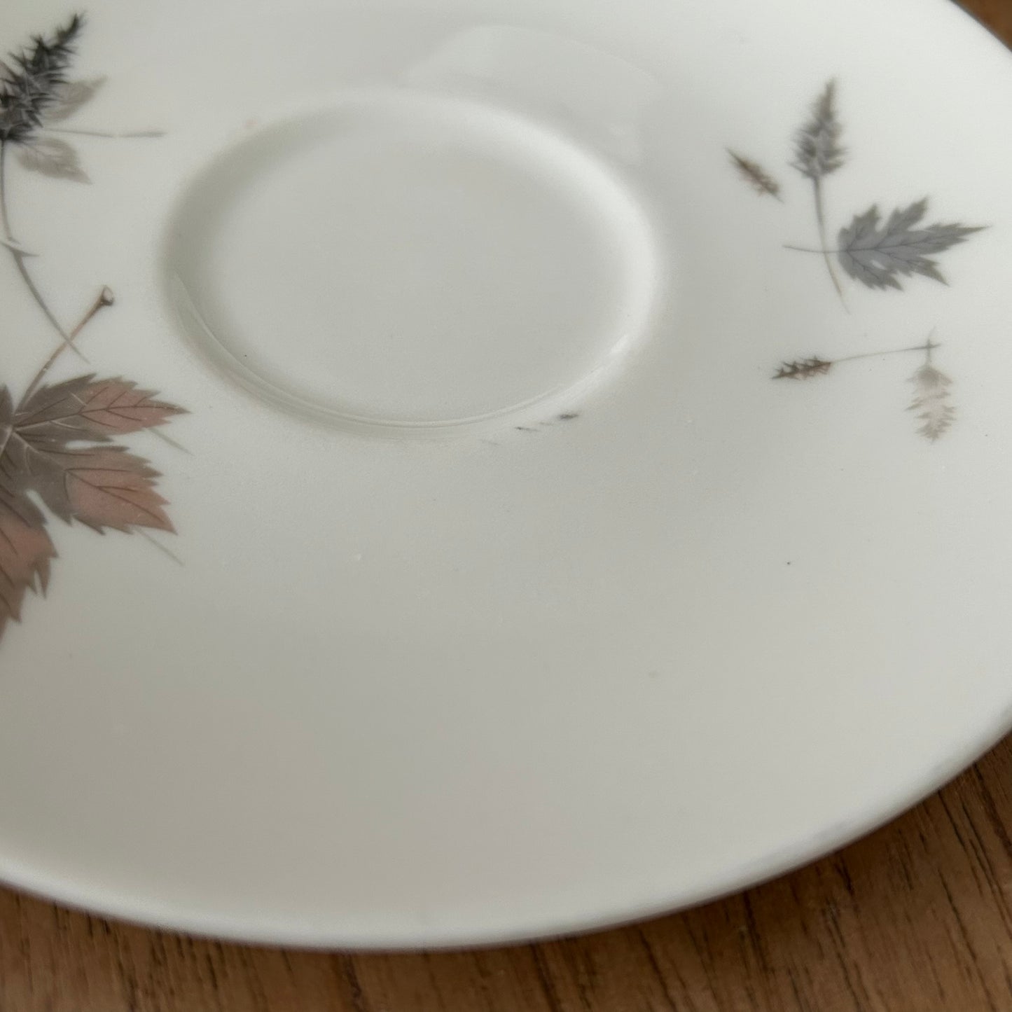 Royal Doulton Tumbling Leaves Set Of 6 Tea Cups And Saucers. Autumnal. 60s 70s. Leaf Design.