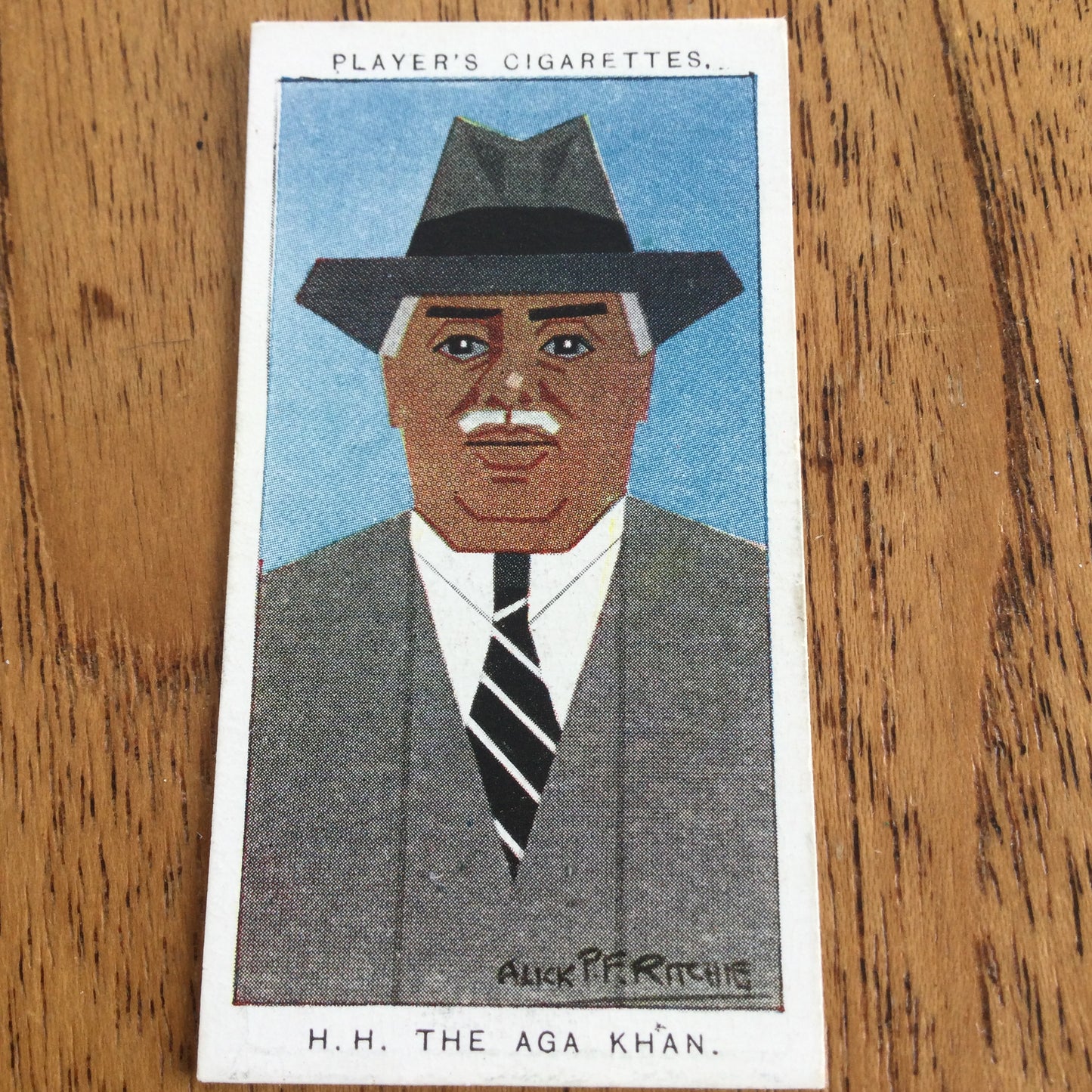 Straight Line Caricatures. Player's Cigarette Cards. Issued 1926. Alick Penrose Forbes Ritchie