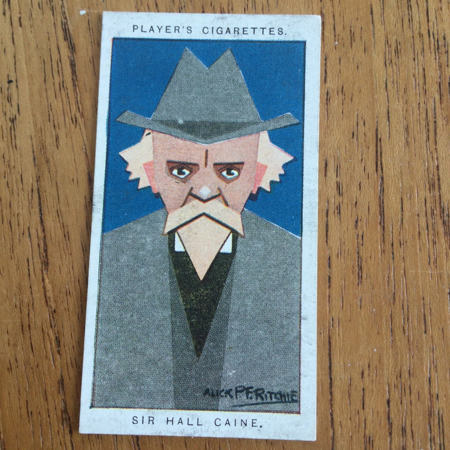 Straight Line Caricatures. Player's Cigarette Cards. Issued 1926. Alick Penrose Forbes Ritchie