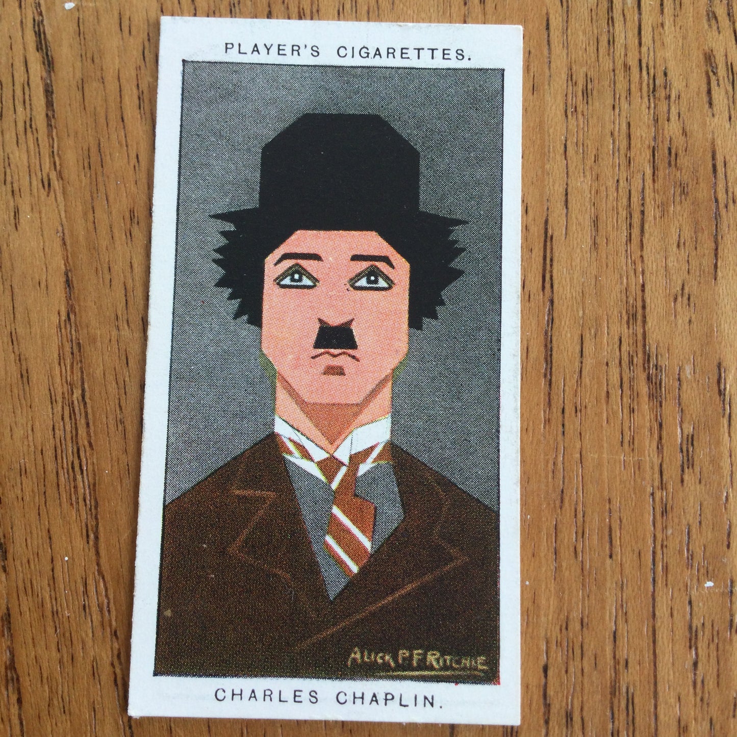 Straight Line Caricatures. Player's Cigarette Cards. Issued 1926. Alick Penrose Forbes Ritchie