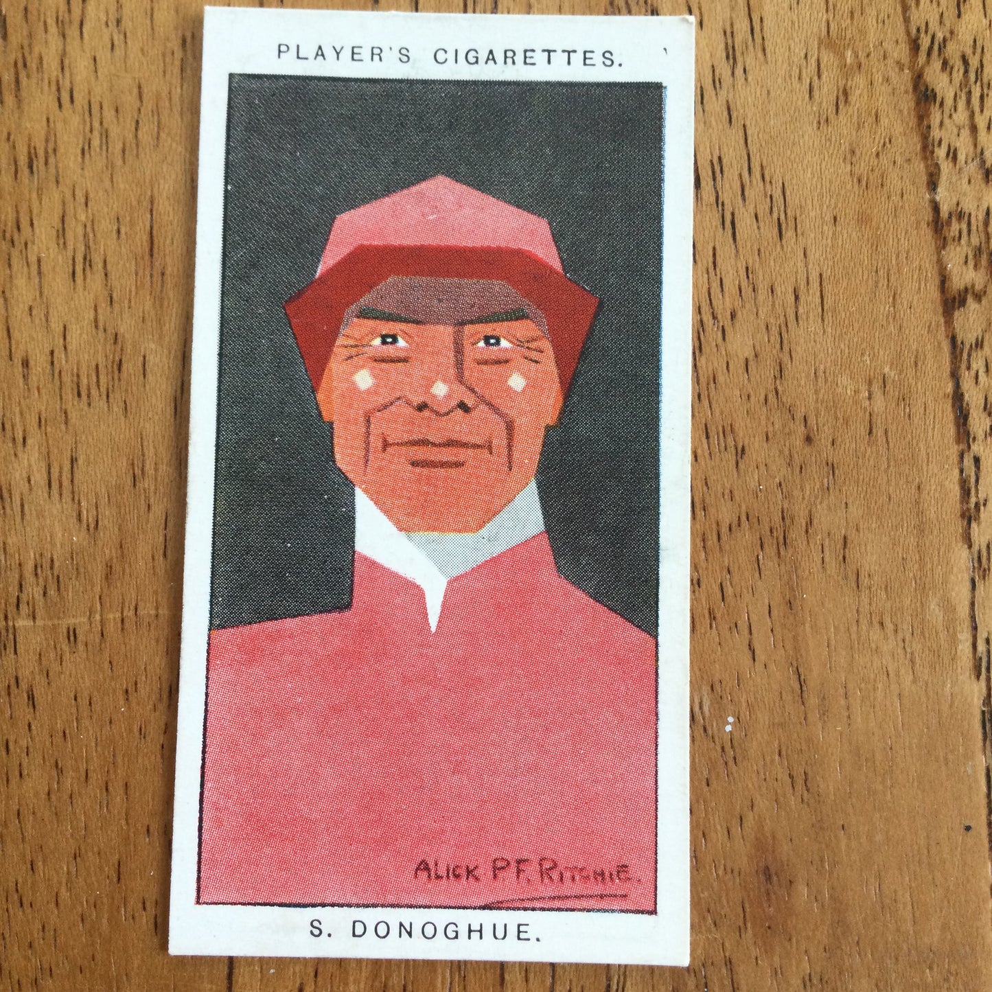 Straight Line Caricatures. Player's Cigarette Cards. Issued 1926. Alick Penrose Forbes Ritchie