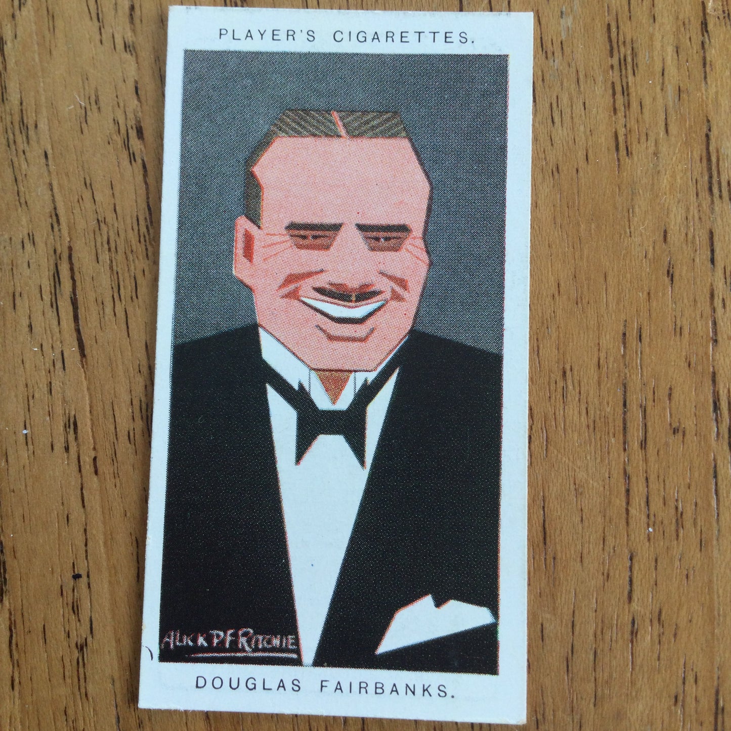 Straight Line Caricatures. Player's Cigarette Cards. Issued 1926. Alick Penrose Forbes Ritchie