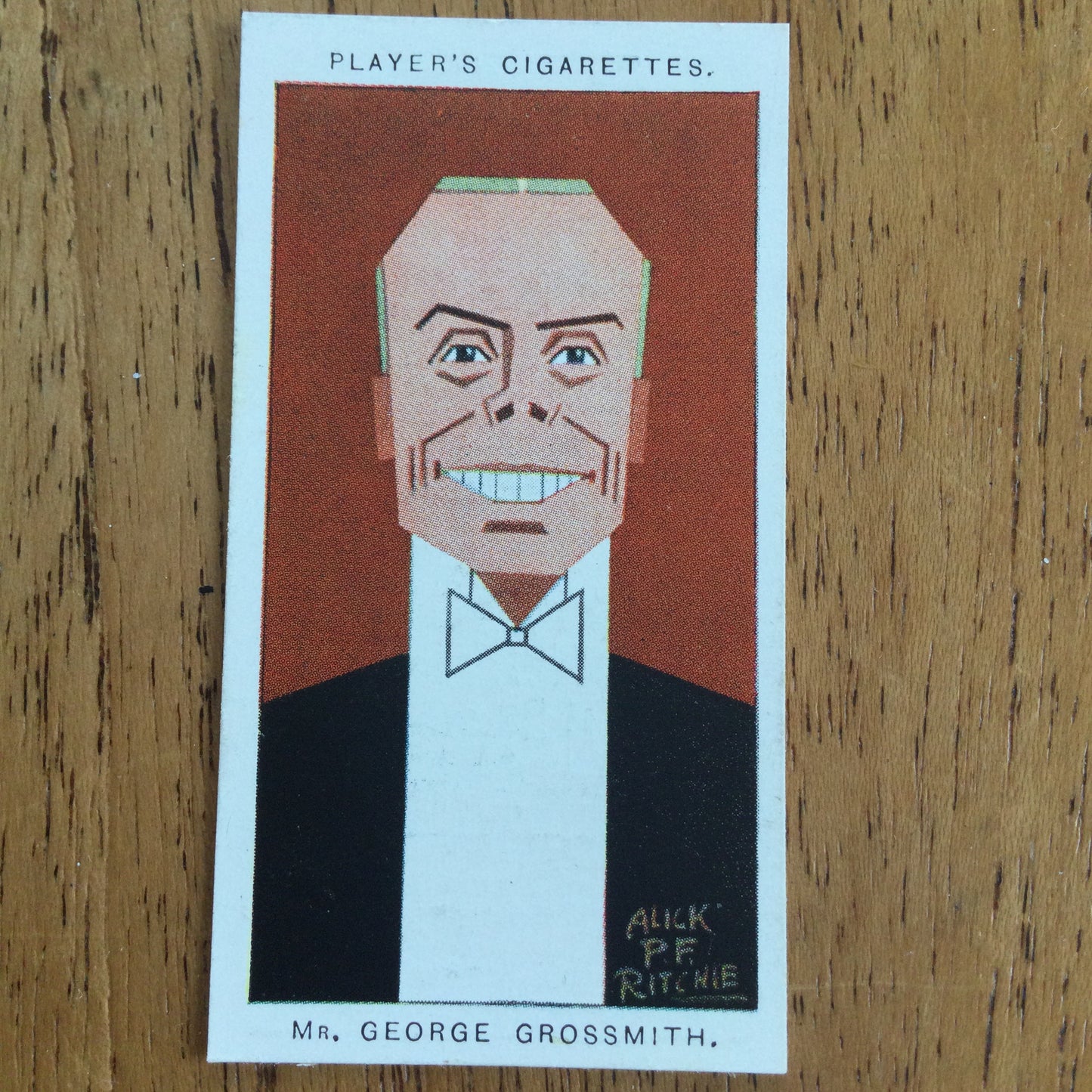 Straight Line Caricatures. Player's Cigarette Cards. Issued 1926. Alick Penrose Forbes Ritchie