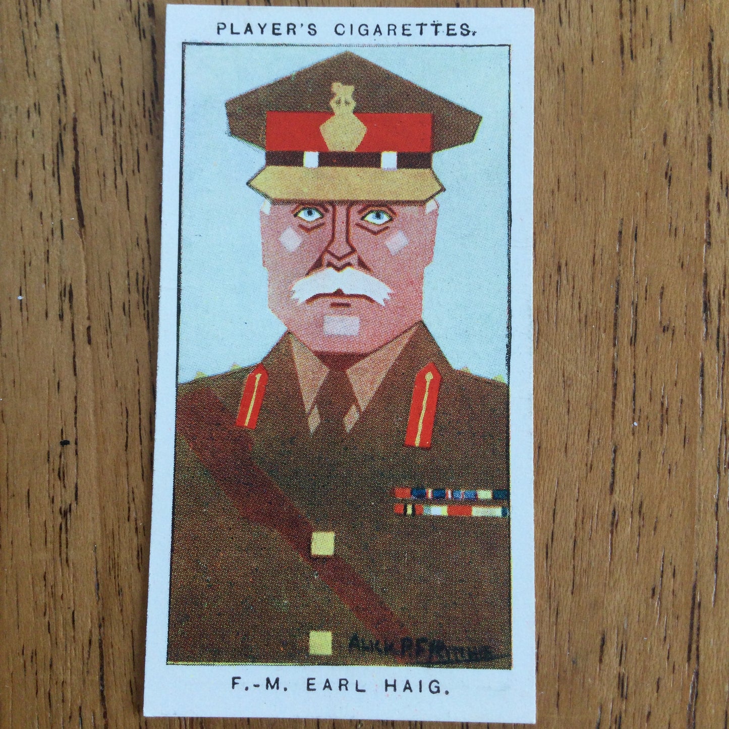 Straight Line Caricatures. Player's Cigarette Cards. Issued 1926. Alick Penrose Forbes Ritchie