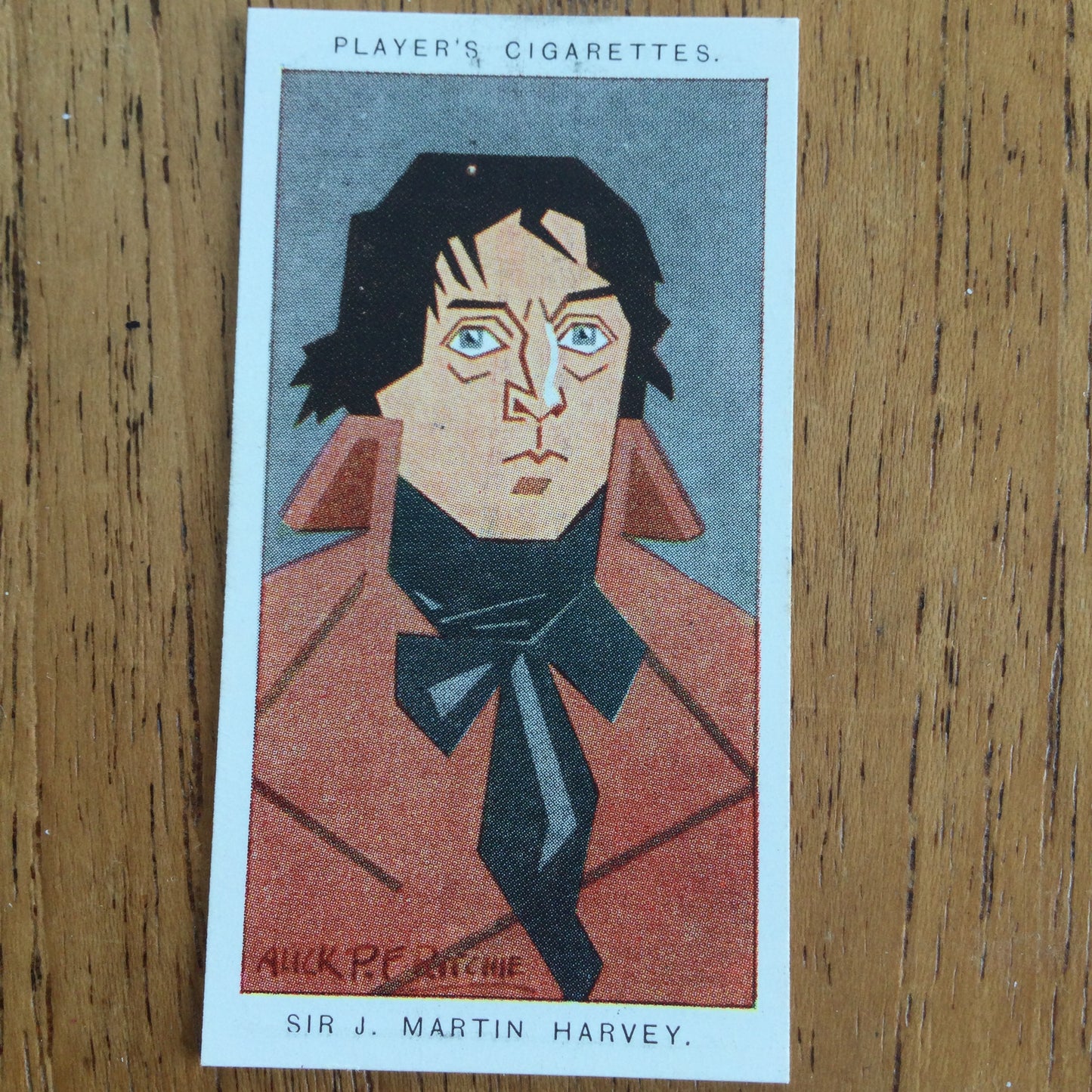 Straight Line Caricatures. Player's Cigarette Cards. Issued 1926. Alick Penrose Forbes Ritchie