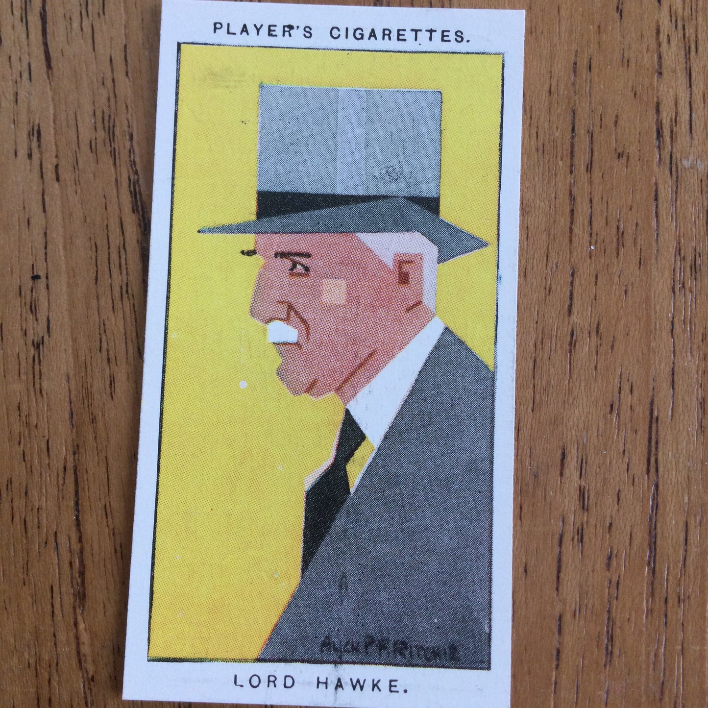 Straight Line Caricatures. Player's Cigarette Cards. Issued 1926. Alick Penrose Forbes Ritchie