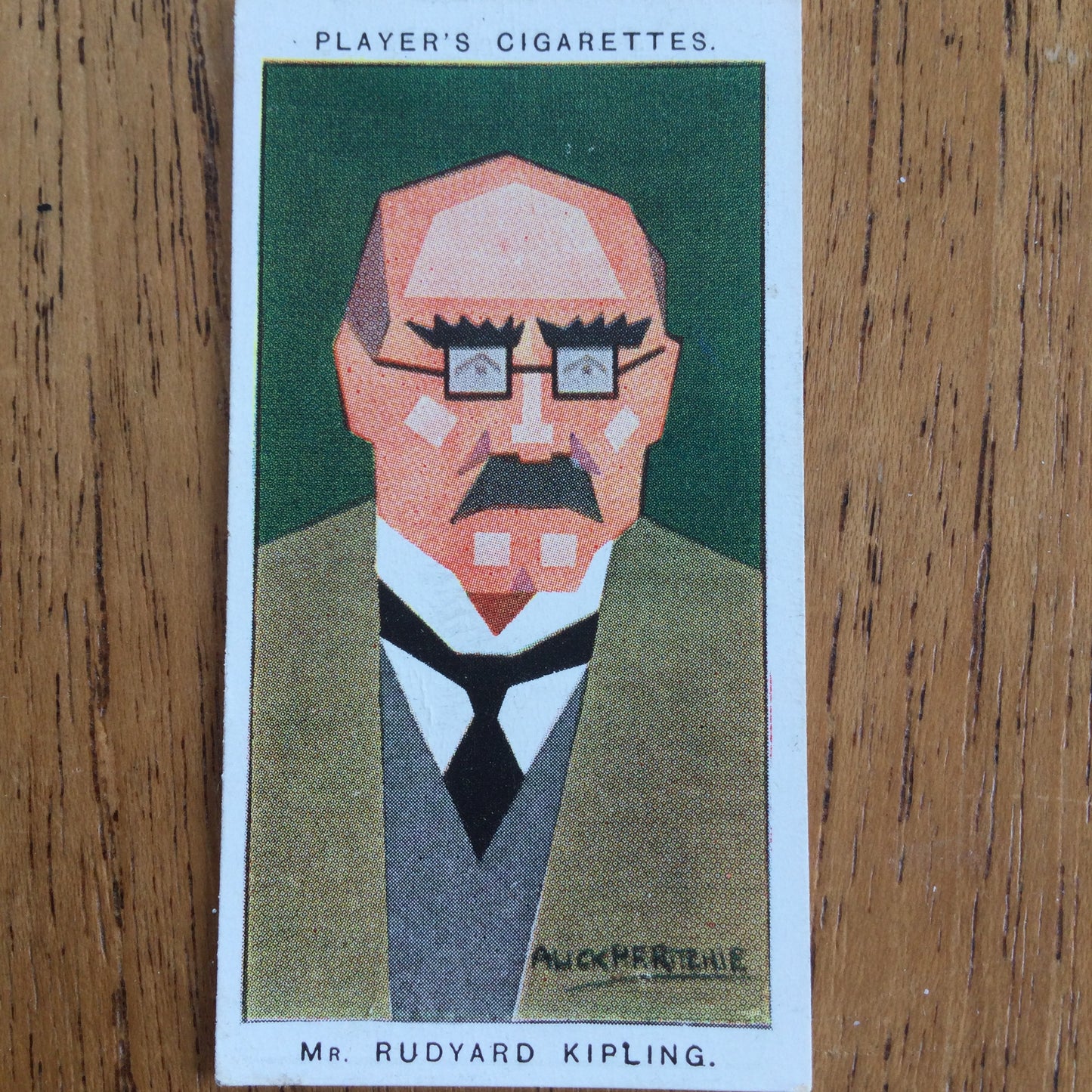 Straight Line Caricatures. Player's Cigarette Cards. Issued 1926. Alick Penrose Forbes Ritchie