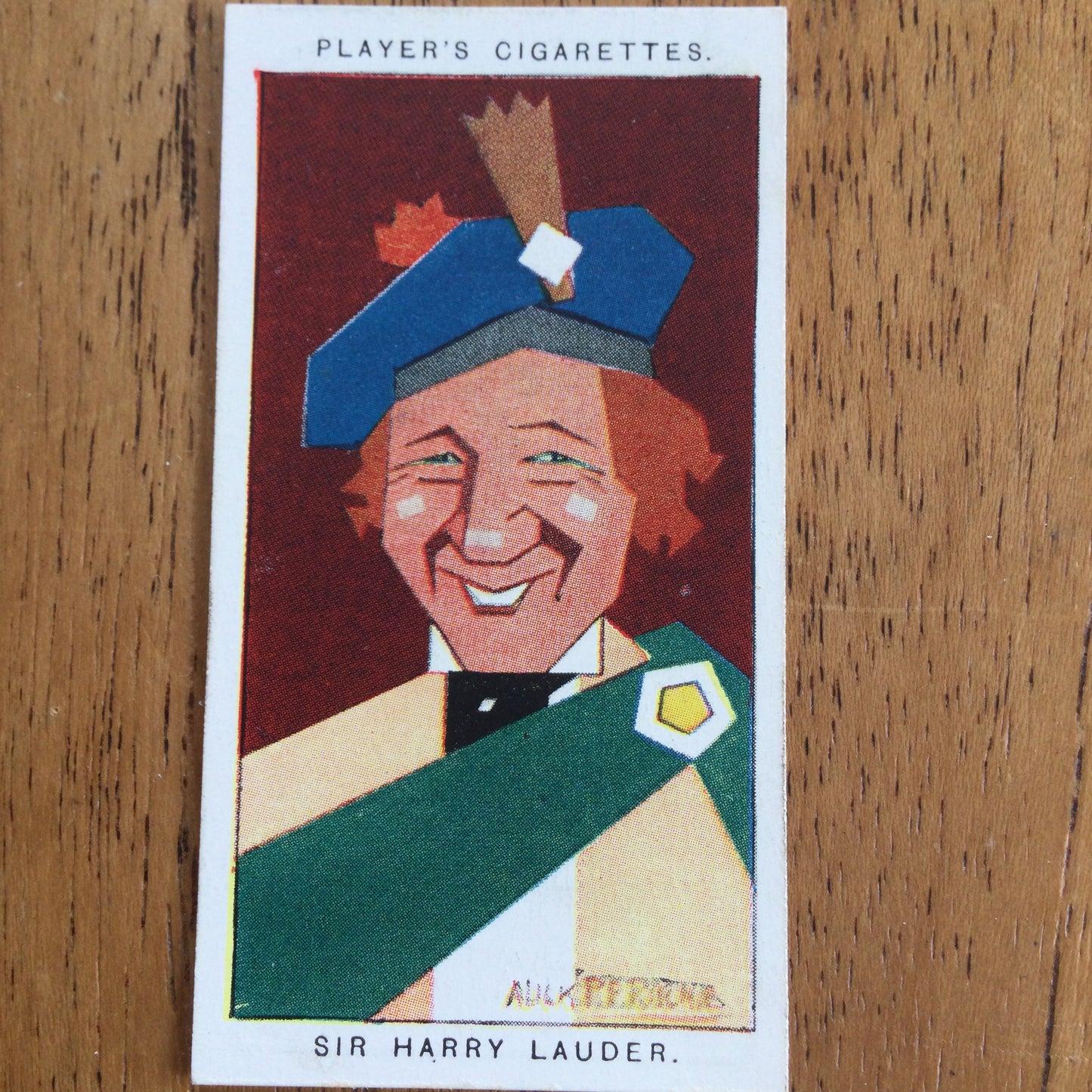 Straight Line Caricatures. Player's Cigarette Cards. Issued 1926. Alick Penrose Forbes Ritchie