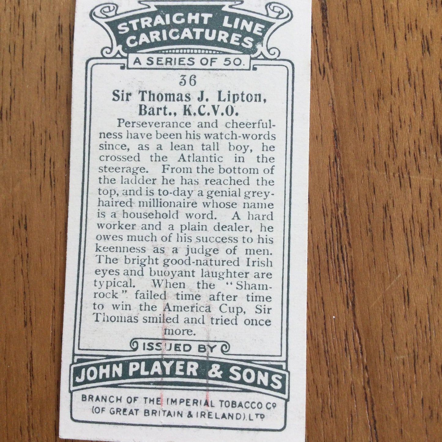 Straight Line Caricatures. Player's Cigarette Cards. Issued 1926. Alick Penrose Forbes Ritchie