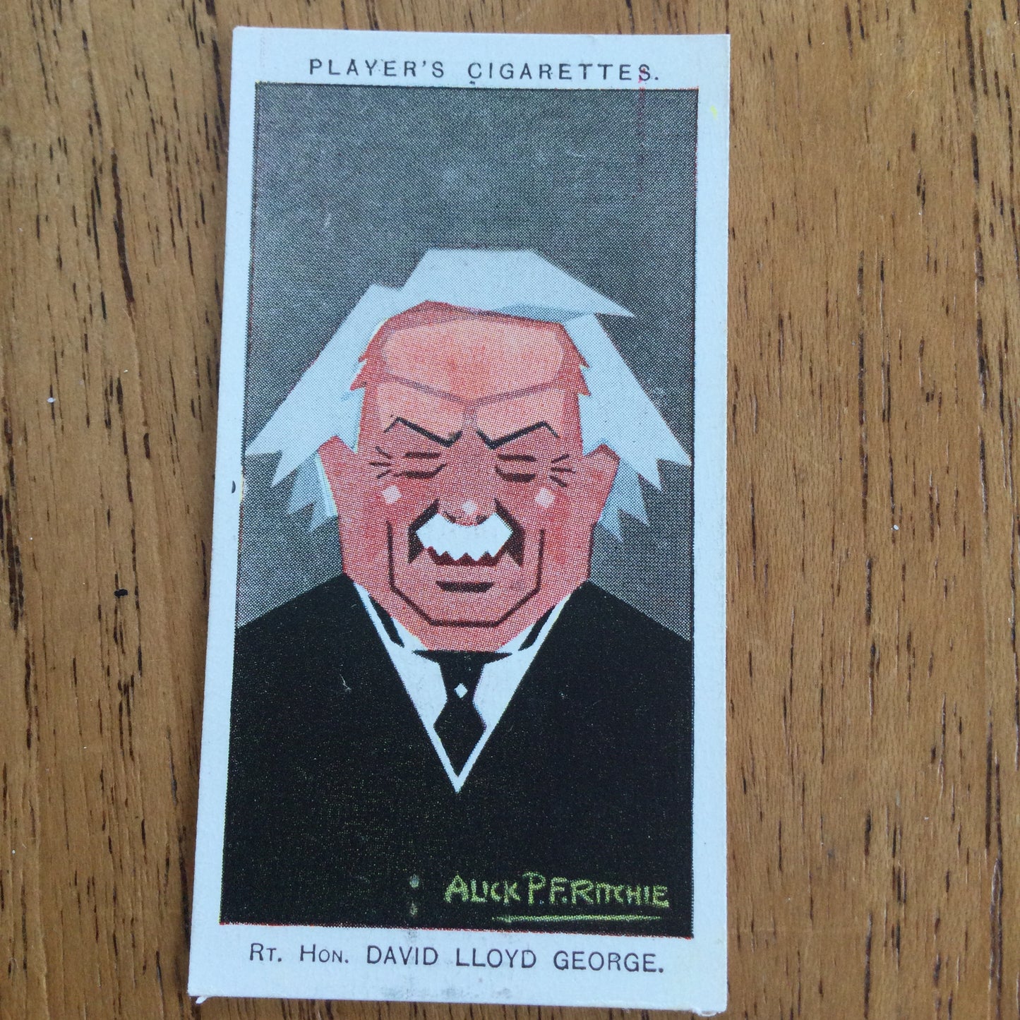 Straight Line Caricatures. Player's Cigarette Cards. Issued 1926. Alick Penrose Forbes Ritchie