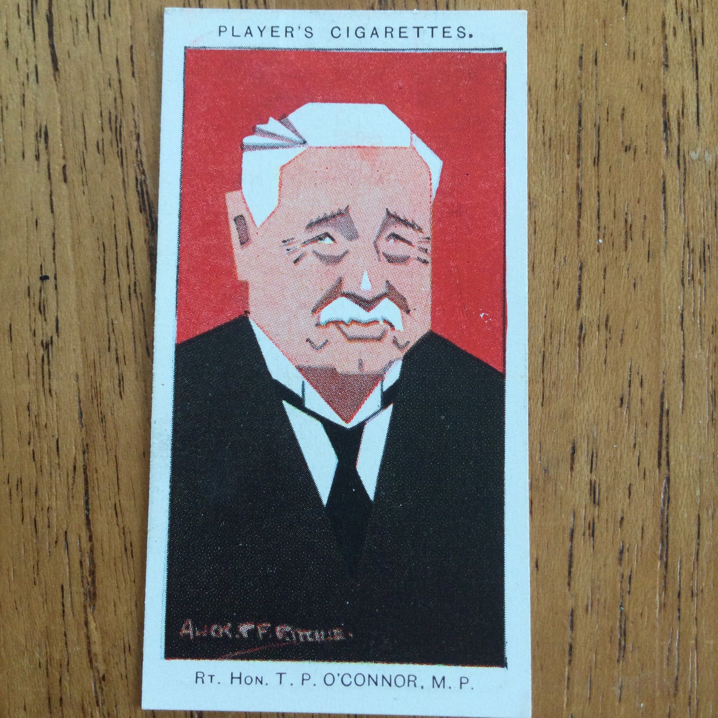 Straight Line Caricatures. Player's Cigarette Cards. Issued 1926. Alick Penrose Forbes Ritchie
