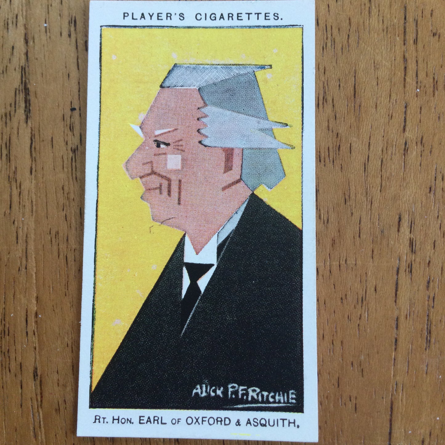 Straight Line Caricatures. Player's Cigarette Cards. Issued 1926. Alick Penrose Forbes Ritchie