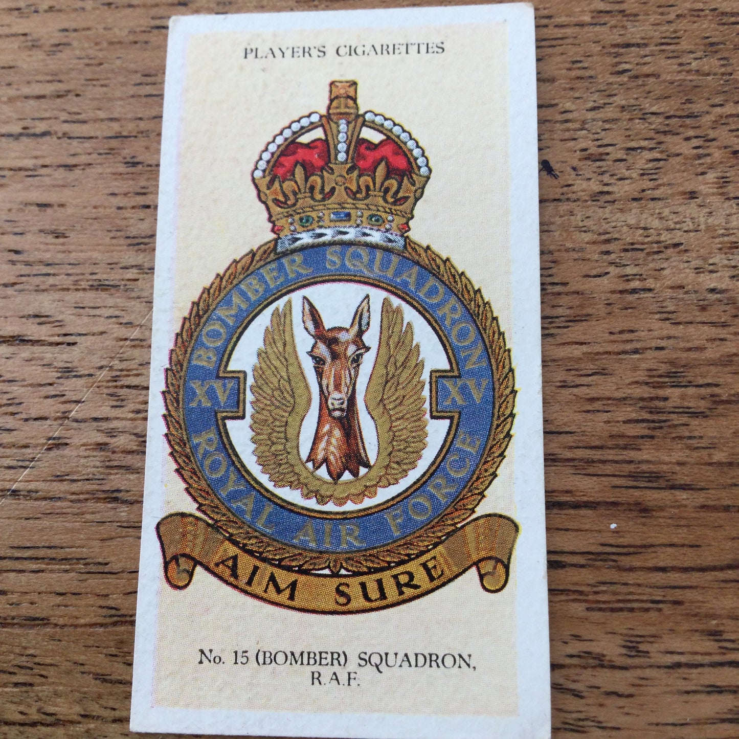 Player's Cigarette Cards 'RAF Badges' 1937. Sold individually - take your pick