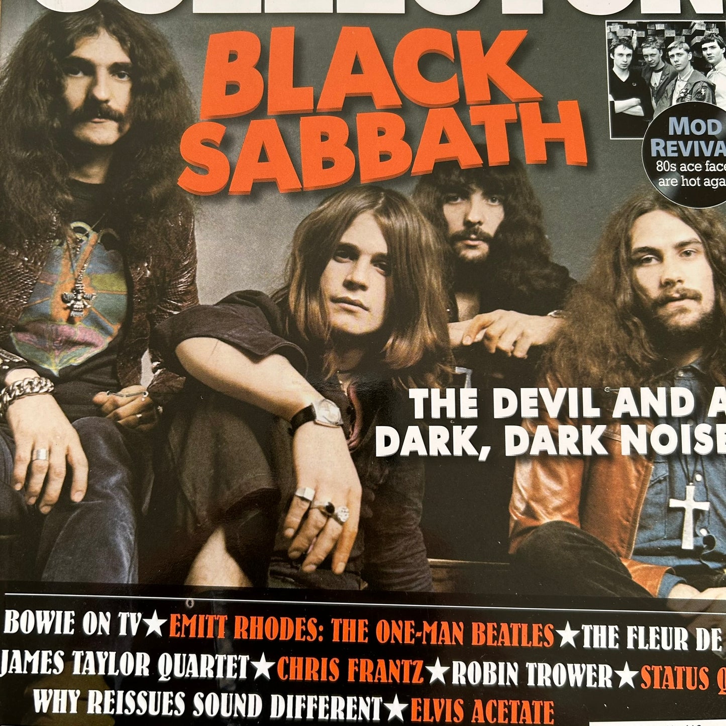 Record Collector magazine - March 2013 Issue 412 - Black Sabbath - Bowie on TV - Emitt Rhodes