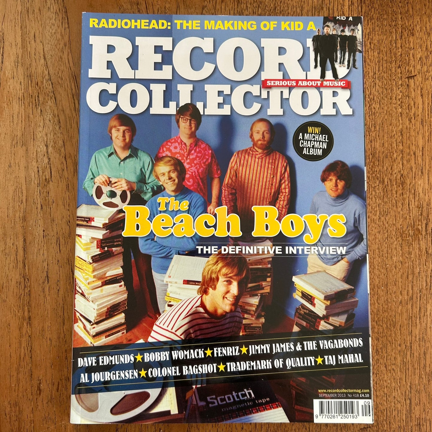 Record Collector magazine - Sep 2013 Issue 418 - The Beach Boys definitive interview - Radiohead