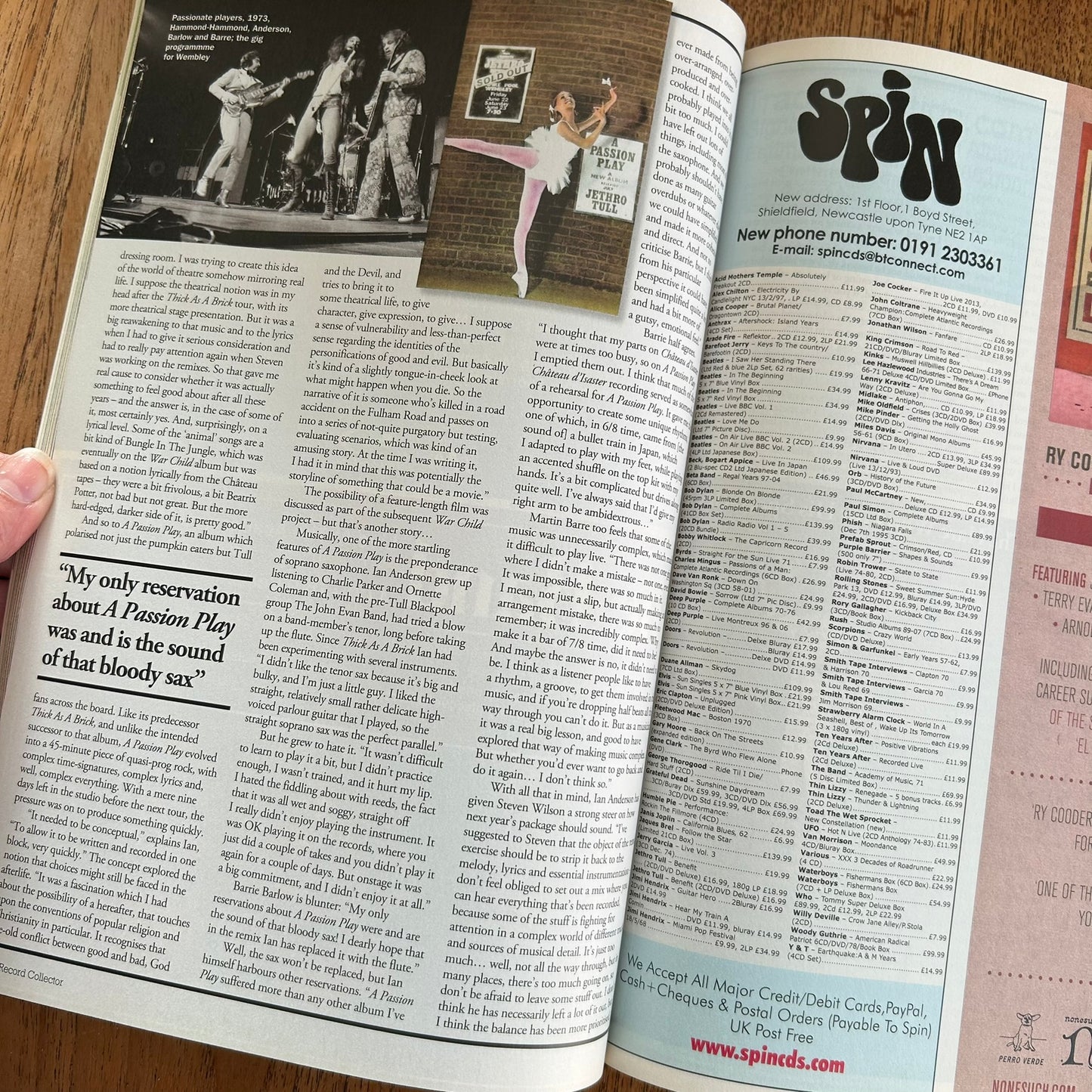 Record Collector magazine - Nov 2013 Issue 420 - The Record Rich List - 1975 Was Ace: Why Punk Need Never Have Happened