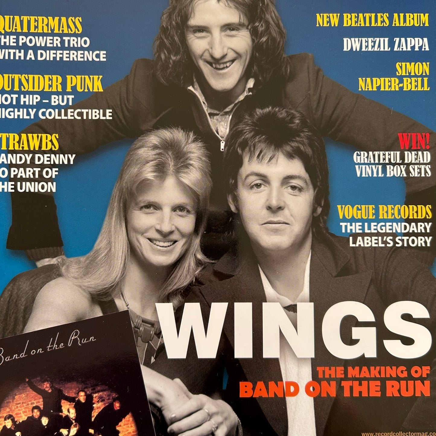 Record Collector magazine - Dec 2013 Issue 421 - Wings - The making of Band On The Run.