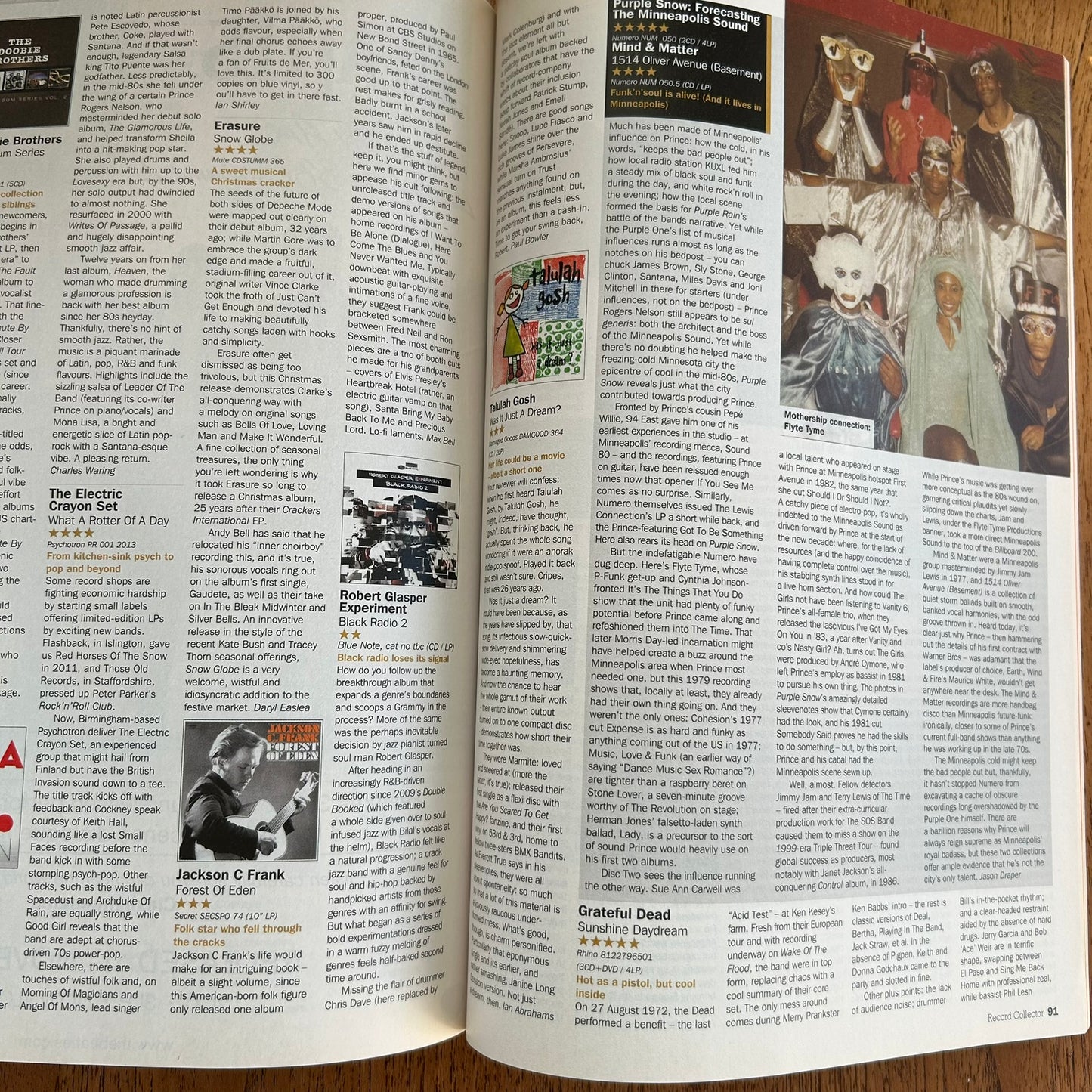 Record Collector magazine - Dec 2013 Issue 421 - Wings - The making of Band On The Run.
