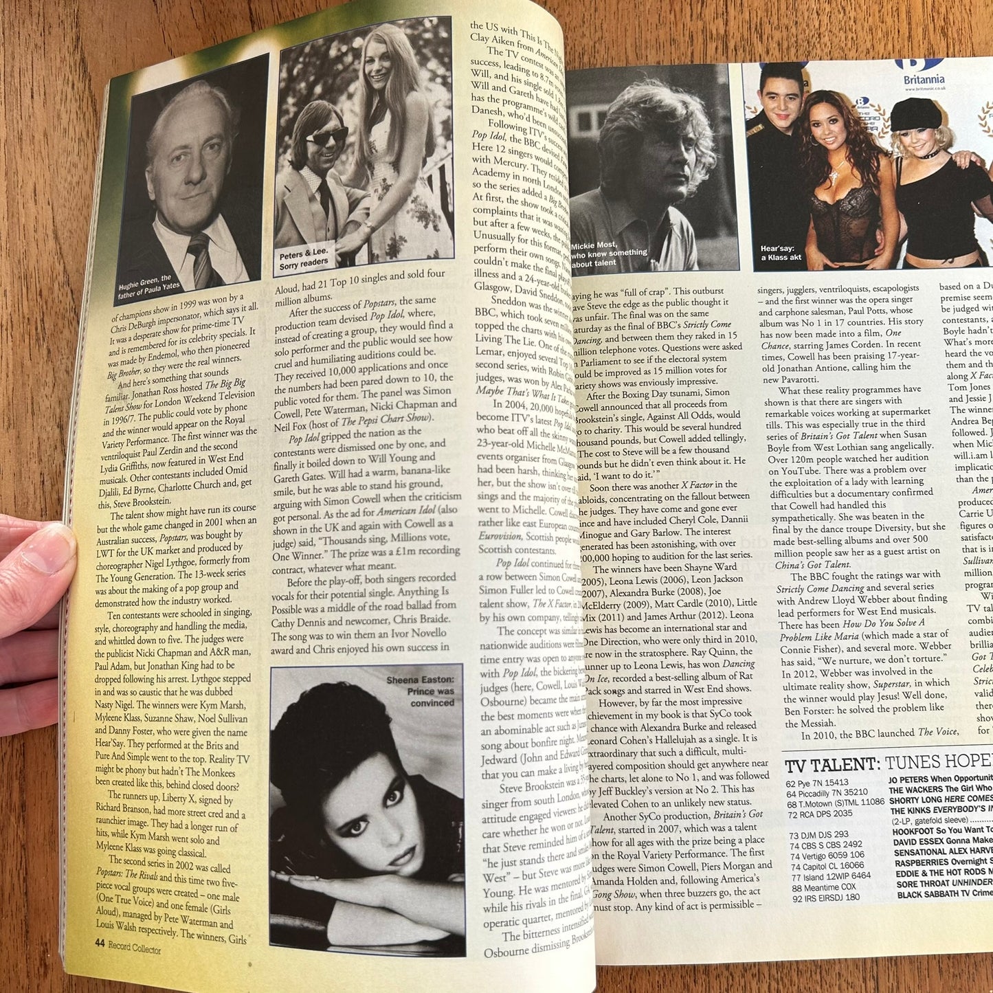 Record Collector magazine - Christmas 2013 Issue 422 - Queen Roger Taylor the most honest man in rock
