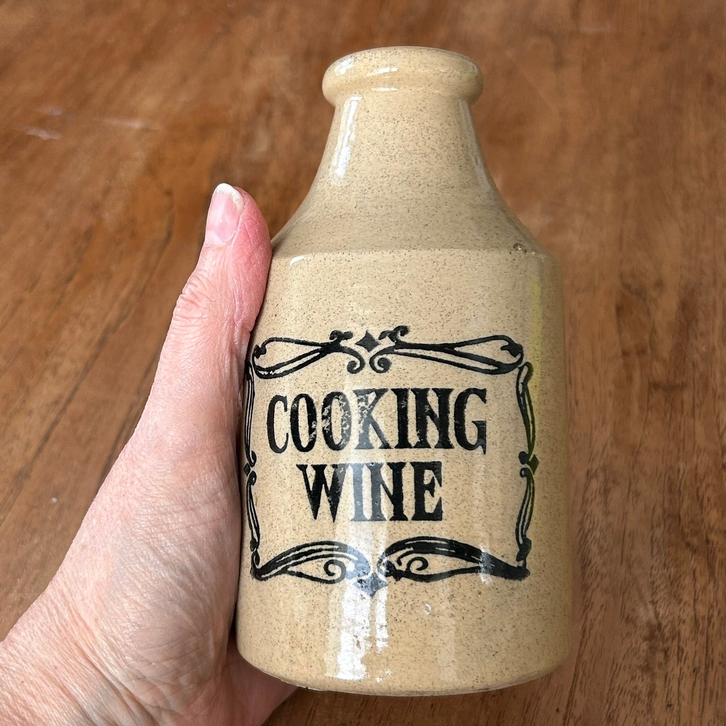 Moira Pottery Vintage Cooking Wine Bottle – Classic Stoneware (c. 1960s-80s)