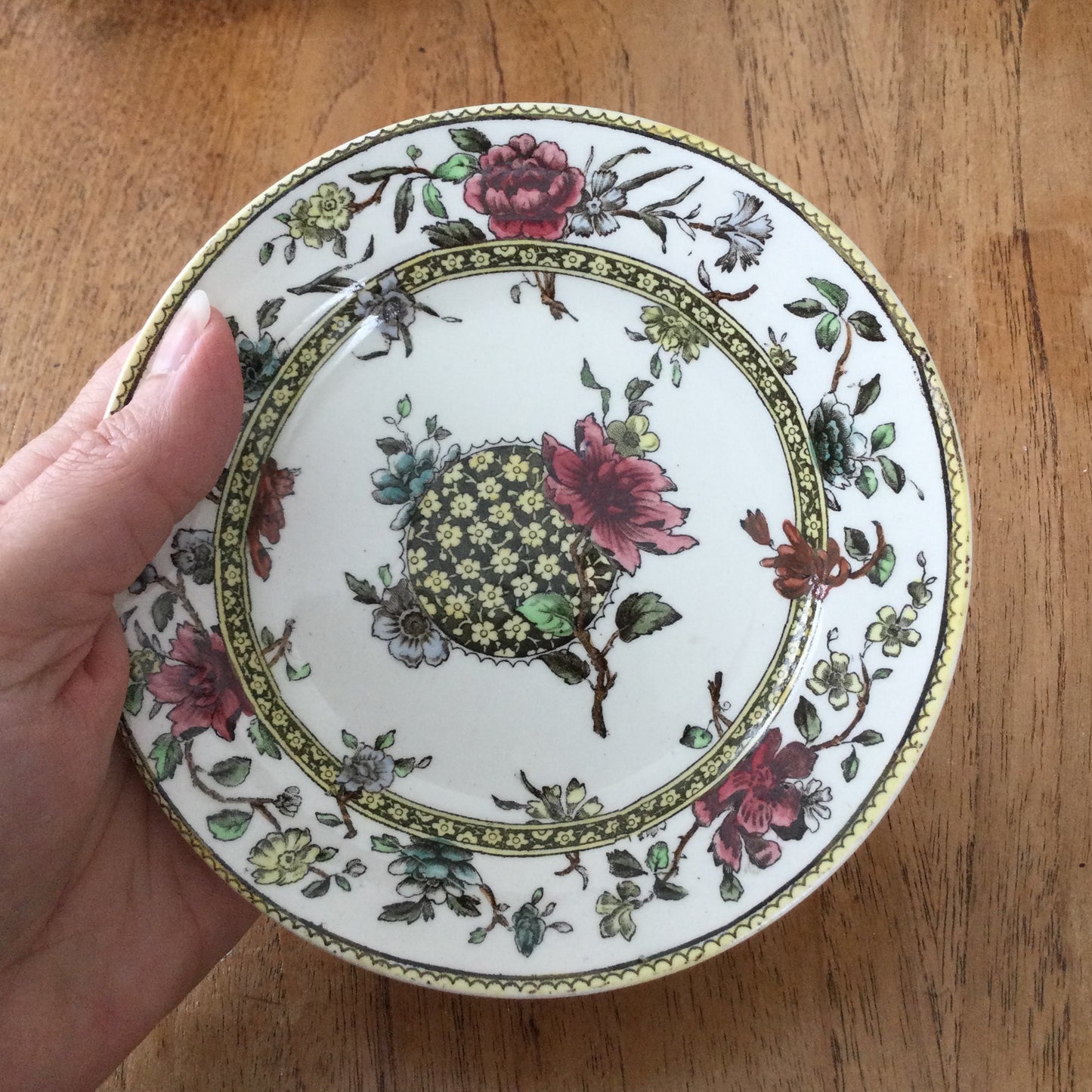 Antique Doulton Burslem 'Oxford' design appetiser / side / bread and butter plate 5.5". Victorian.